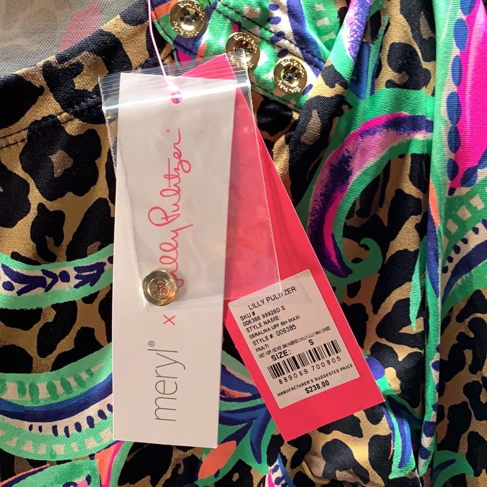 Lilly Pulitzer Seralina maxi dress Chilly Lilly - Picture 3 of 3